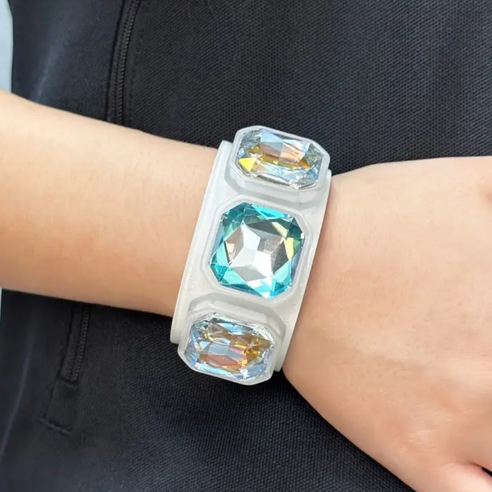 Acrylic Jeweled Bracelets - Picture 3 of 4